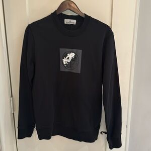 Stone Island black sweatshirt size medium